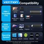 Vention TPVBB Estación de acoplamiento inalámbrica 6 en 1 USB-C a HDMI, 60W PD, 4K@30Hz, 1080P inalámbrico, USB 3.0